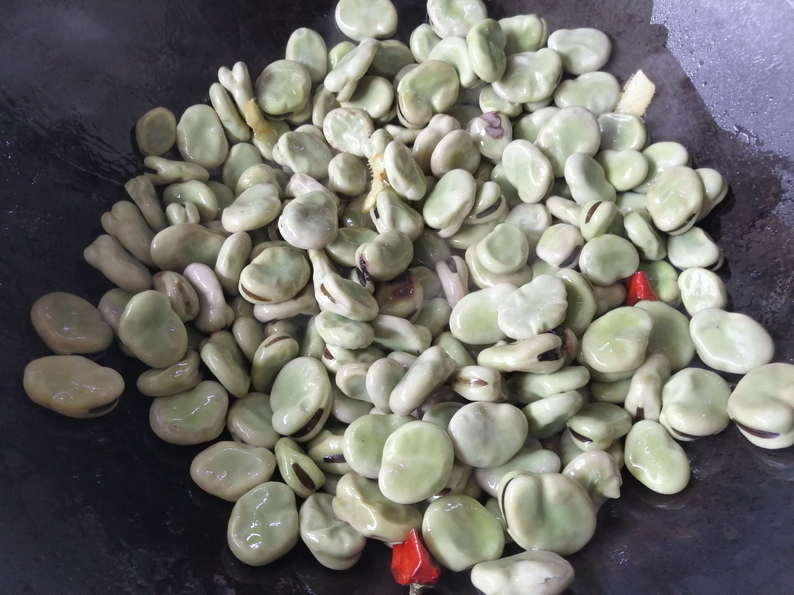 Stir-fried Broad Beans recipe