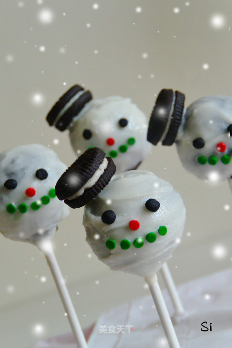 Snowman Lollipop recipe