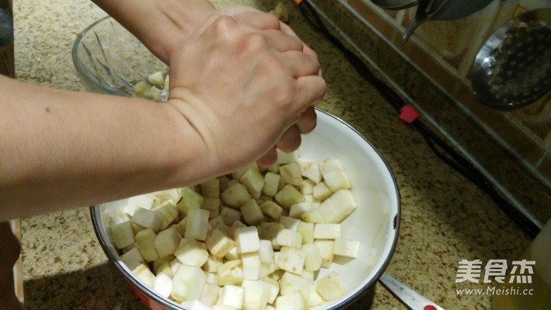 Braised Eggplant with Pork Stew recipe