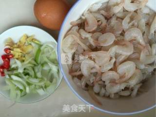 Fried White Rice Shrimp recipe