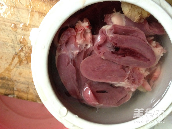 Abalone Stewed Duck Heart recipe