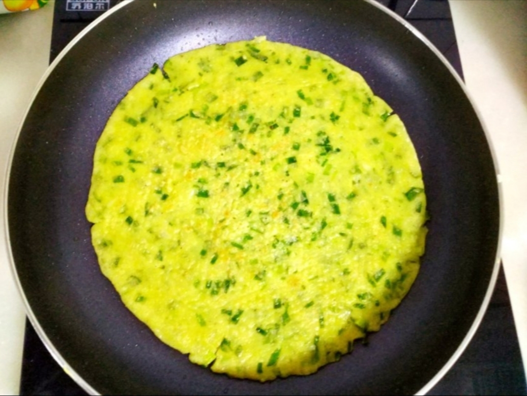 Leek Egg Pancake recipe