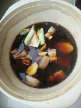 Braised Soybeans with Pork Belly and Eggs recipe