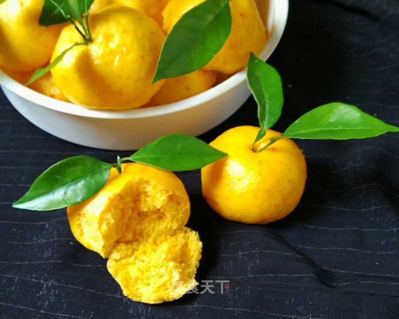 Simulation—orange Mantou recipe