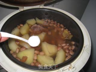 Green Papaya Peanut Pork Bone Soup recipe