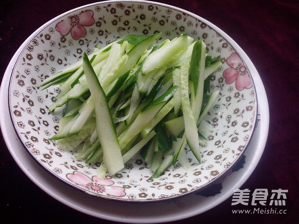 Cucumber Fried Bean Curd recipe