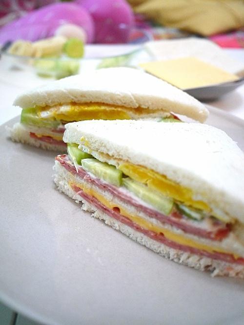 Ham Cheese Egg Sandwich recipe