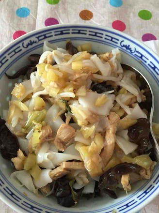 Sauerkraut Chicken Shredded Liangpi recipe