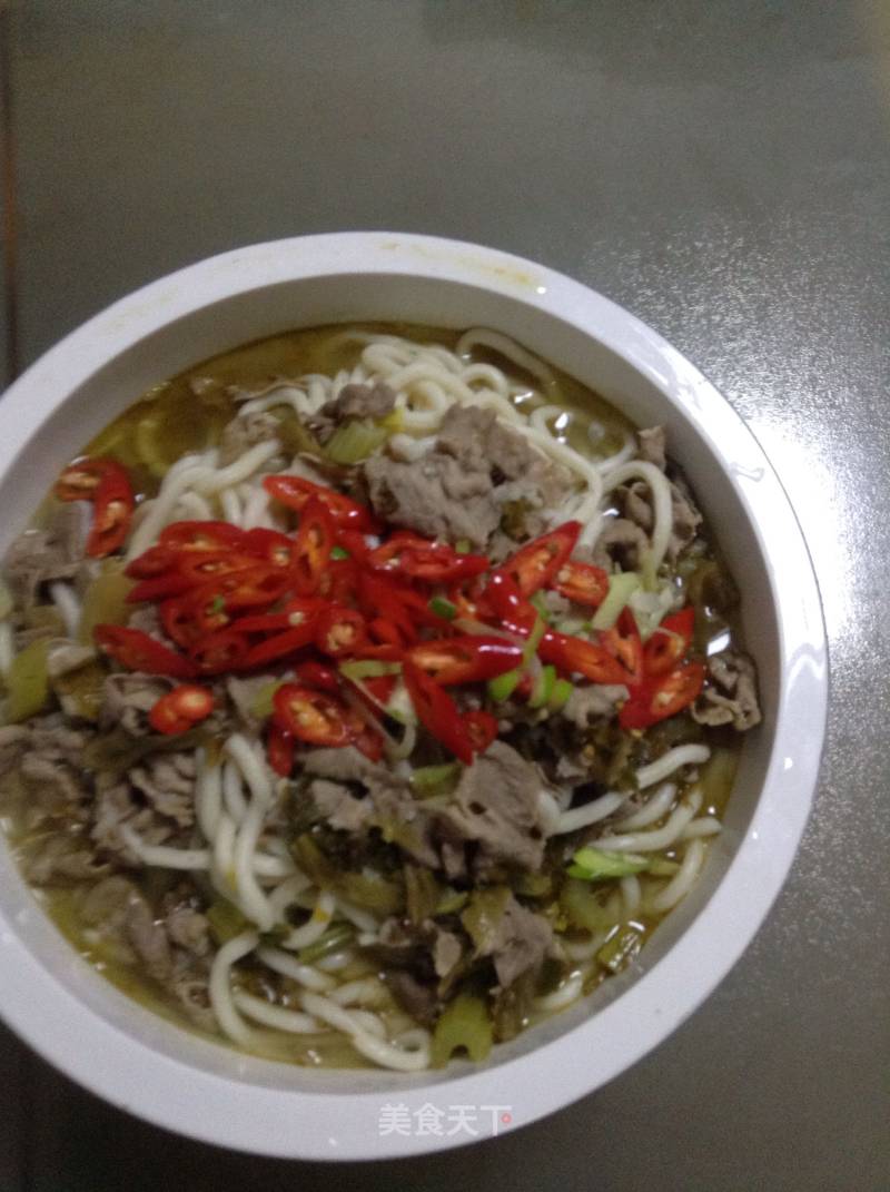 Delicious Noodles As Simple As Instant Noodles-sauerkraut Beef Udon Noodles recipe