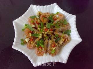 Steamed Seafood with Garlic recipe