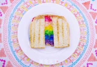 Rainbow Brushed Toast recipe