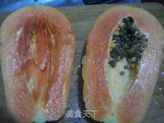 Papaya Tremella and Lotus Seed Soup recipe