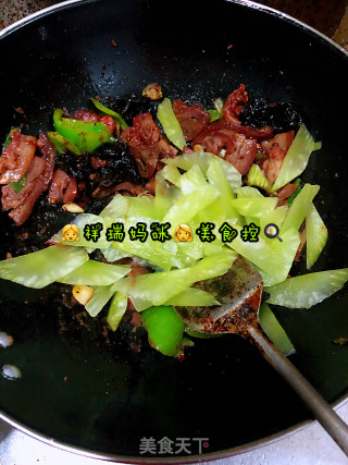 👩‍🍳cooking with Fairy Grass🍳cooking👩‍🍳: 👧 Auspicious Mommy👩 Food Control🍳 of Green Bamboo Shoot Pig Face recipe