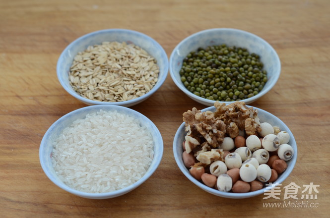 Oatmeal Mung Bean Rice Paste recipe