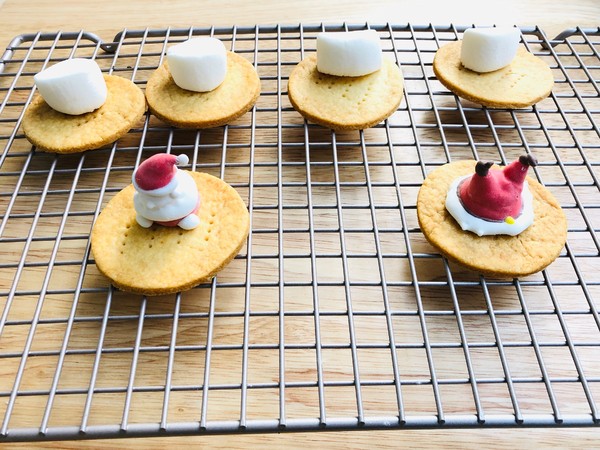 Christmas Snowman Marshmallow Cookies recipe