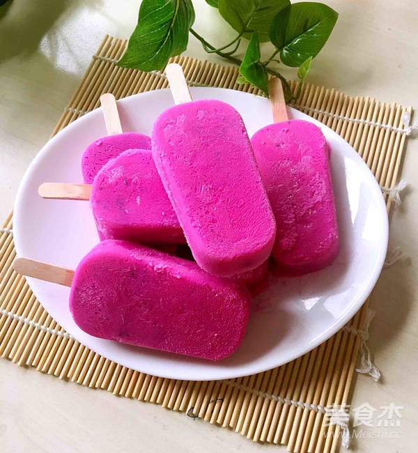 Red Dragon Fruit Popsicle recipe