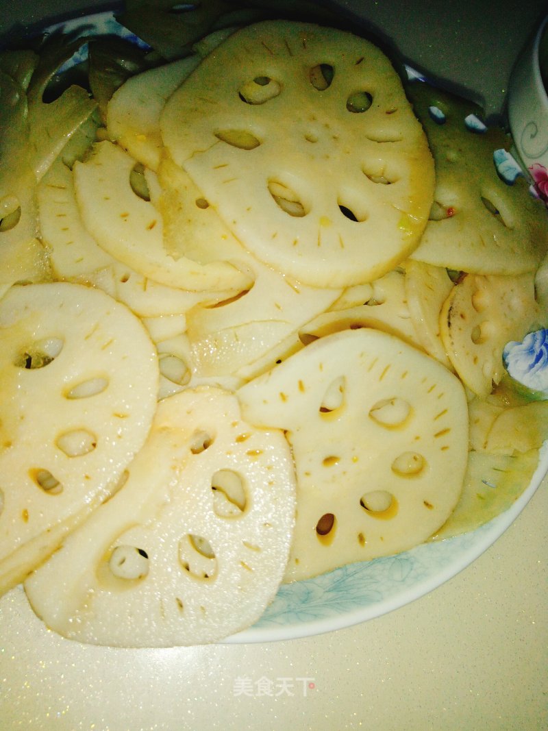 'mother's Taste' Cold Lotus Root Slices recipe