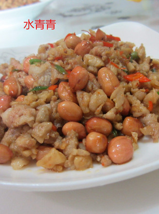 Peanuts, Minced Meat and Dried Radish recipe