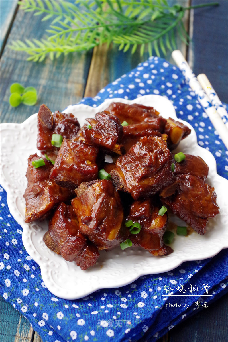 [delicious Taste with Teeth Sucking and Fragrant] Braised Pork Ribs in Brown Sauce recipe