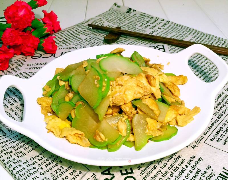 #trust之美#chayote Scrambled Eggs recipe