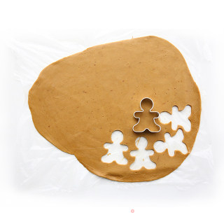 Christmas Greetings Packed into Cookies-gingerbread Man recipe