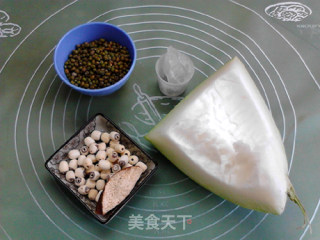 Mung Bean, Lotus Seed, Winter Melon Syrup recipe