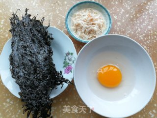 Shrimp Seaweed Egg Drop Soup recipe