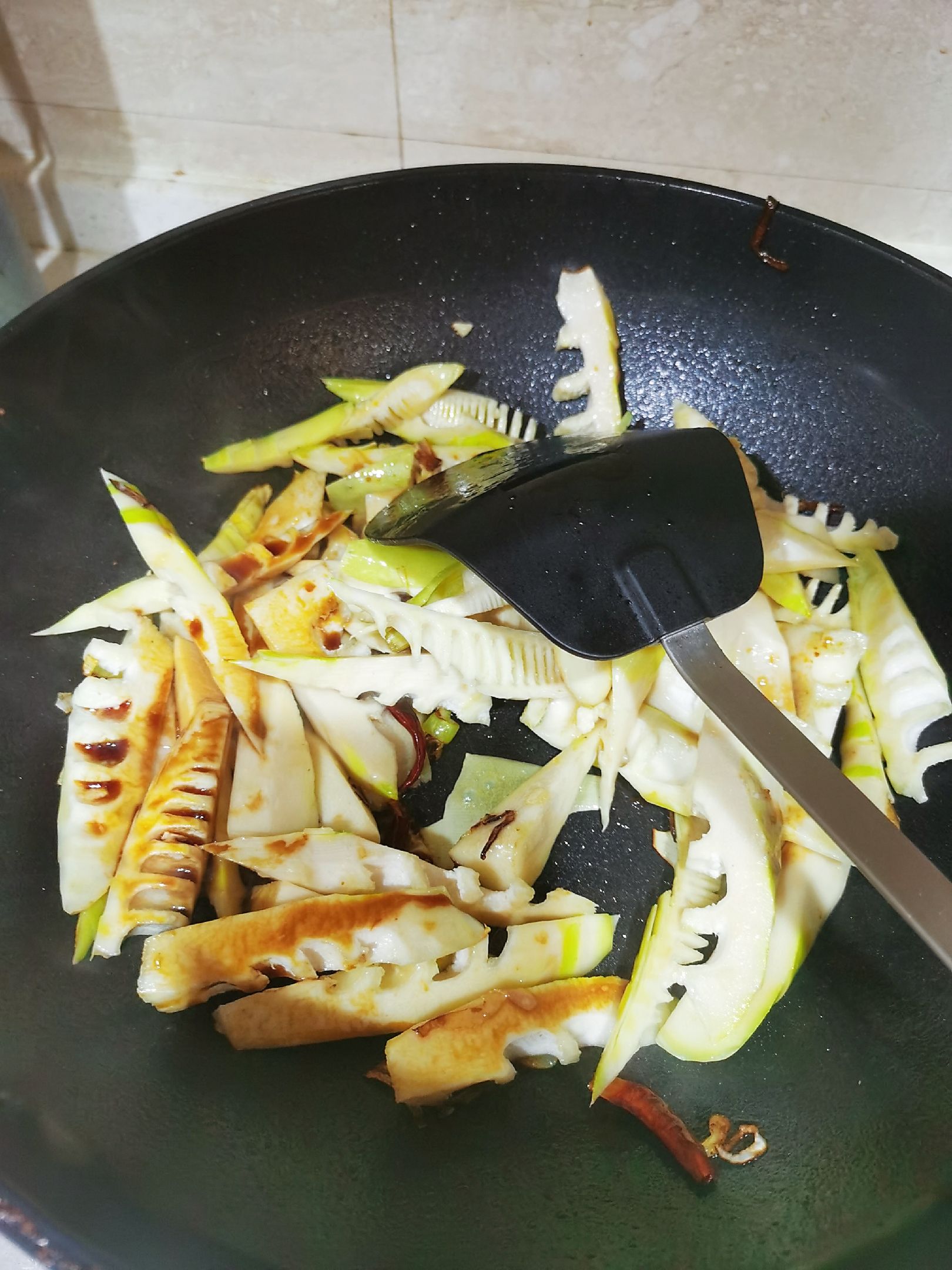 Braised Spring Bamboo Shoots in Oil recipe