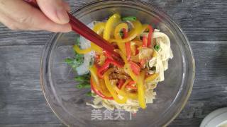 Colorful Bean Curd Mixed with Cowpea recipe