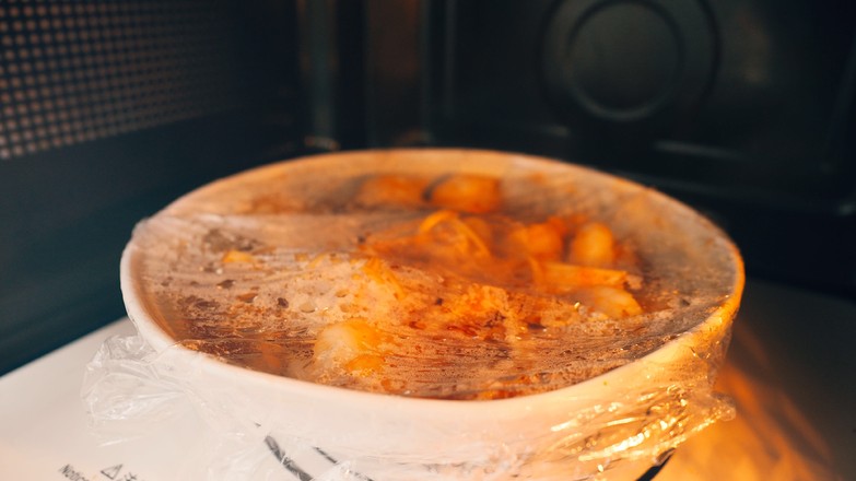 Microwave Oven Invincible Memeda Sauce Shrimp recipe