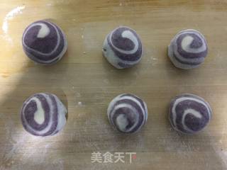 [northeast] Two-color Bean Paste Buns recipe