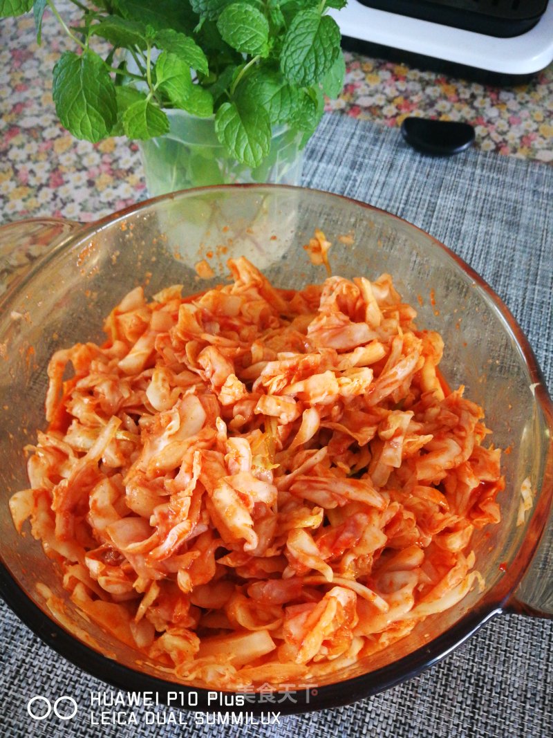 Simple Korean Spicy Cabbage recipe