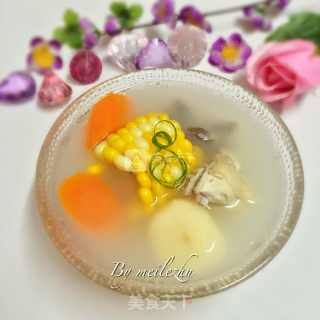 Corn Carrot Chicken Soup recipe