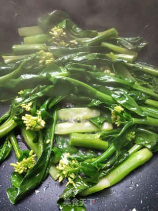 Stir-fried Chinese Kale recipe