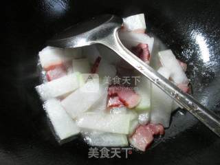 Braised Winter Melon with Bacon recipe