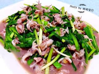 [dalian] Stir-fried Sea Hare with Leek recipe