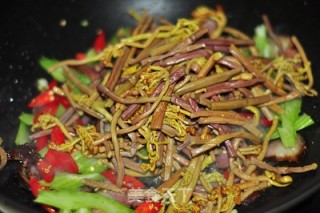 Fried Bacon with Bracken recipe