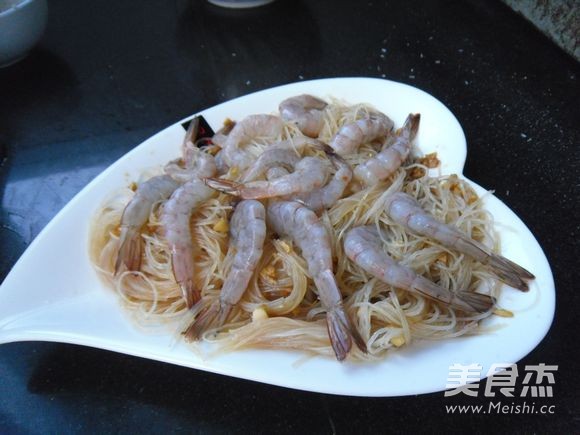 Steamed Shrimp with Garlic Oil Vermicelli recipe