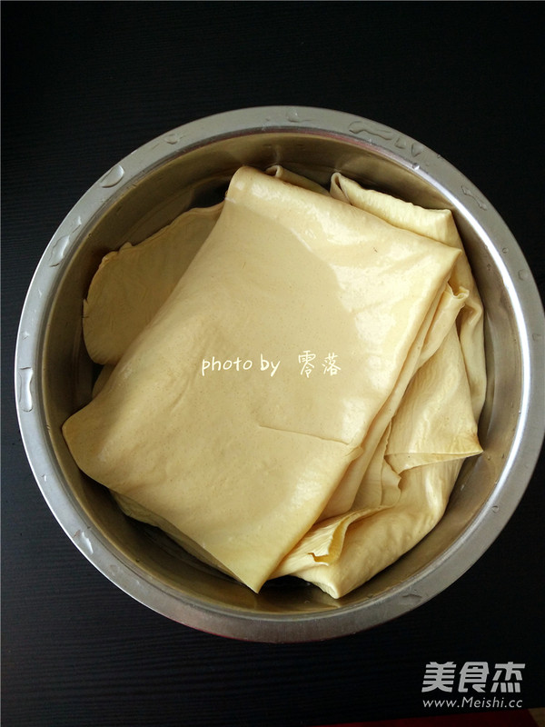 Bean Curd with Cold Fungus recipe