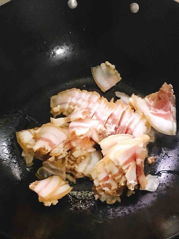 Celery Stir-fried Bacon recipe