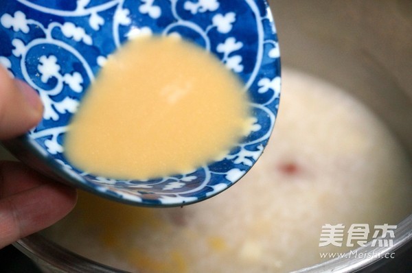 Miso Yam Ham Porridge recipe