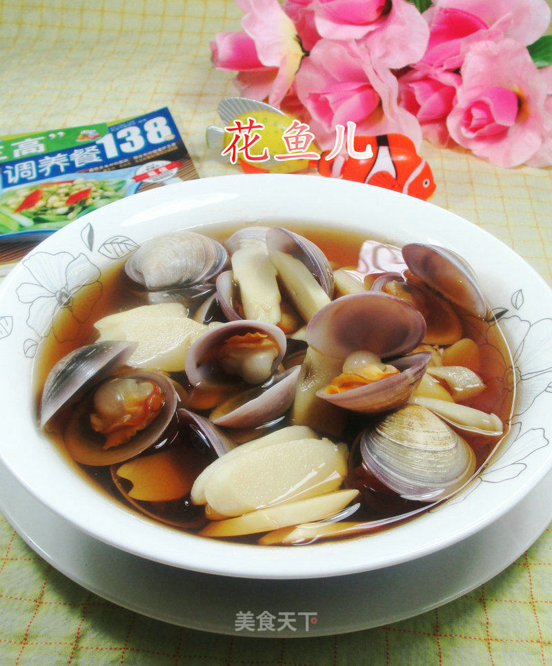 Whip Bamboo Shoots Round Clam Soup recipe