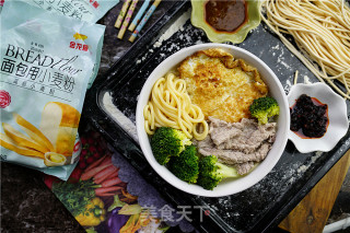 Boiled Beef Noodles with Fruits and Vegetables recipe
