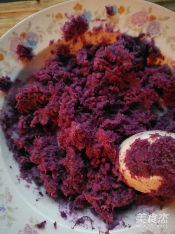 Taro Purple Potato Cake recipe