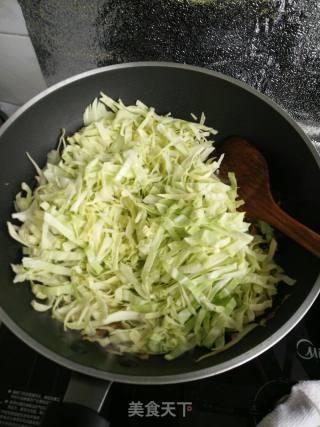 Stir-fried Cabbage with Mushrooms recipe