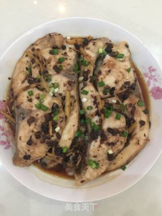 Steamed Fish Belly with Tempeh recipe