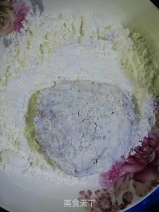 Yam Purple Potato Rice Cake recipe