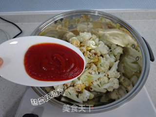 Cauliflower in Tomato Sauce recipe