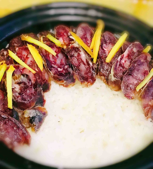 Cantonese Style Sausage Claypot Rice recipe