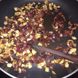 Mushroom Bacon Rice recipe